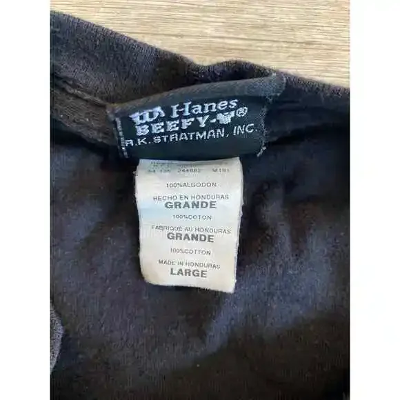 Harley Davidson Motorcycle Skull T-Shirt Tim’s Anderson, SC Black Size Large - Picture 3 of 4